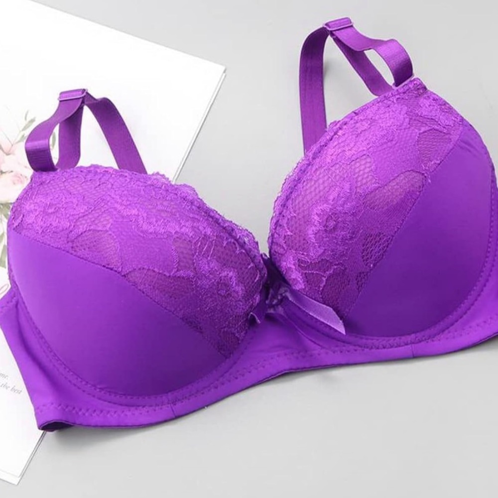 NEW Purple Lace Women's Bra